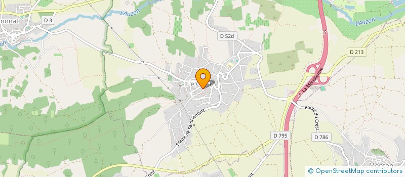 localisation de l'entreprise FMH  LE CREST