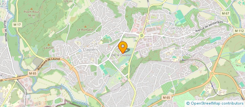 localisation de l'entreprise FMHIG  CLAPIERS