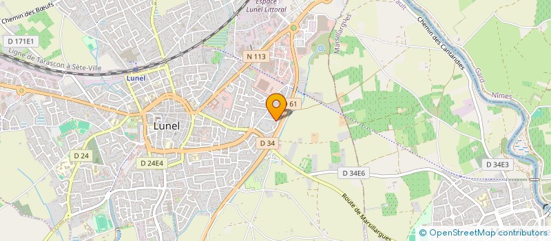 localisation de l'entreprise FMI-34(FORUM DES MUSIQUES INDEPENDANTES  LUNEL