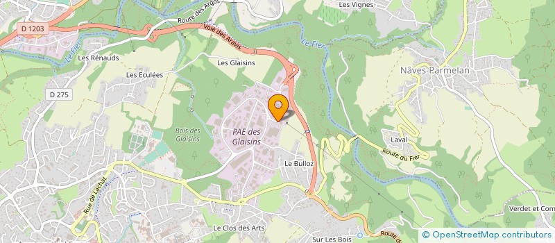localisation de l'entreprise FMI à ANNECY