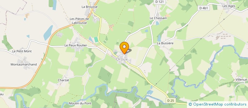 localisation de l'entreprise FMI à DROUX