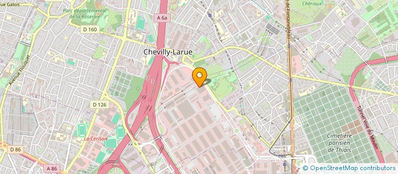 localisation de l'entreprise FMI FRANCE MATERIEL IRRIGATION  CHEVILLY-LARUE