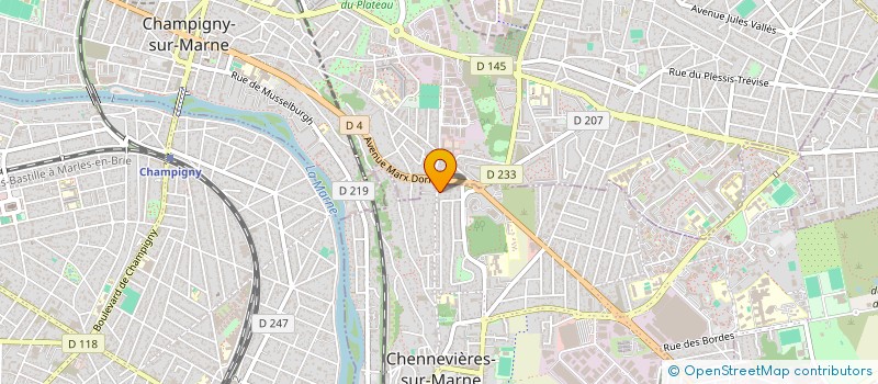 localisation de l'entreprise FMI GIOL à CHENNEVIERES-SUR-MARNE