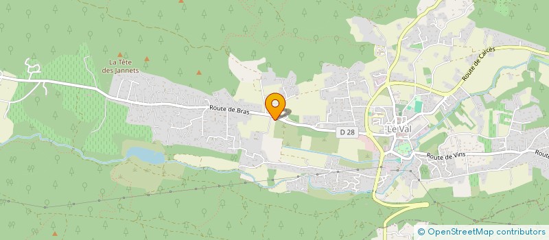 localisation de l'entreprise FMIA  LE VAL