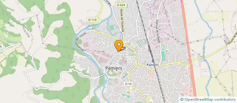 localisation de l'entreprise FMIE IMMOBILIER à PAMIERS
