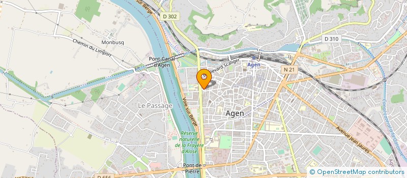 localisation de l'entreprise FMJ 2 à AGEN
