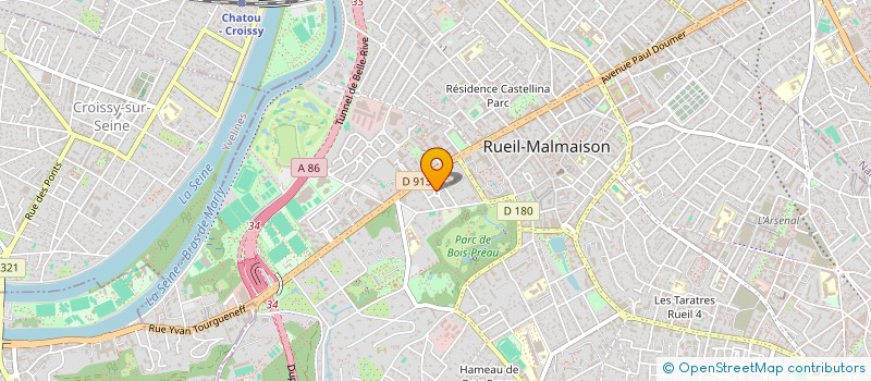 localisation de l'entreprise FMJ à RUEIL-MALMAISON