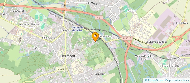 localisation de l'entreprise FMJ  CLERMONT