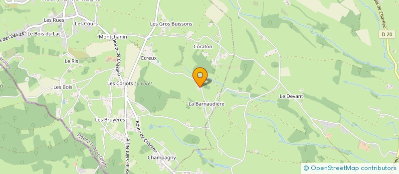 localisation de l'entreprise FMJ  SAINT-BONNET-DE-CRAY