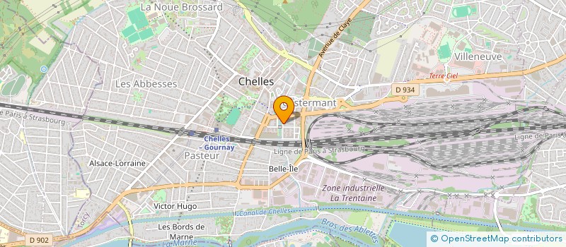 localisation de l'entreprise FMJ INVEST à CHELLES