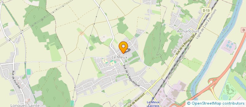 localisation de l'entreprise FMJP  LE MEUX