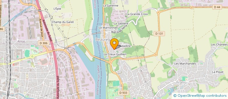 localisation de l'entreprise FMJP01  BEAUREGARD