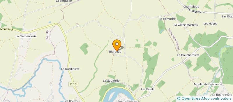 localisation de l'entreprise FMK  CHEMILLE-SUR-INDROIS