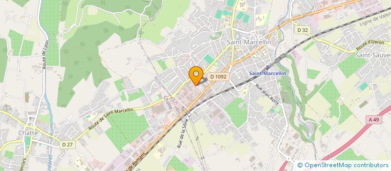 localisation de l'entreprise FMK MOBILIER à SAINT-MARCELLIN