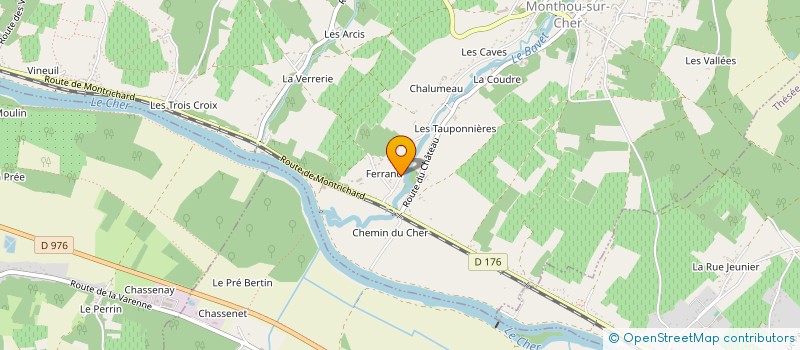 localisation de l'entreprise FMKJ  MONTHOU-SUR-CHER