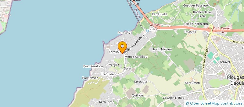 localisation de l'entreprise FMKM INVEST  PLOUGASTEL-DAOULAS