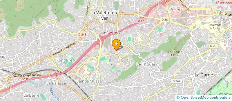 localisation de l'entreprise FML CAR à LA VALETTE-DU-VAR
