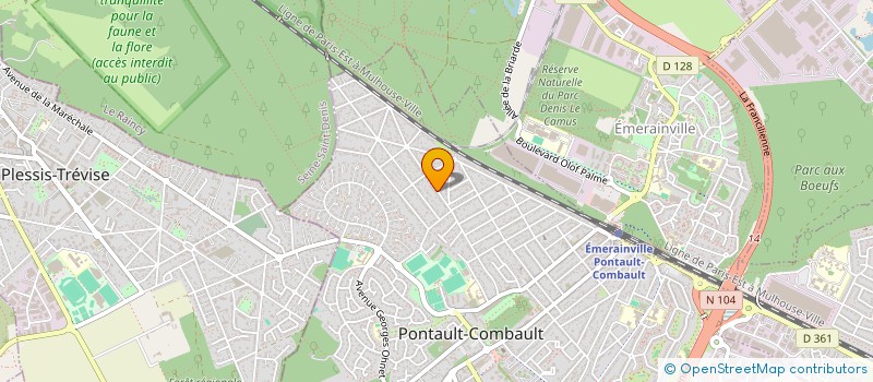 localisation de l'entreprise FML ETANCHEITE à PONTAULT-COMBAULT
