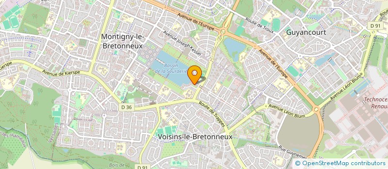 localisation de l'entreprise FML IMMO  VOISINS-LE-BRETONNEUX