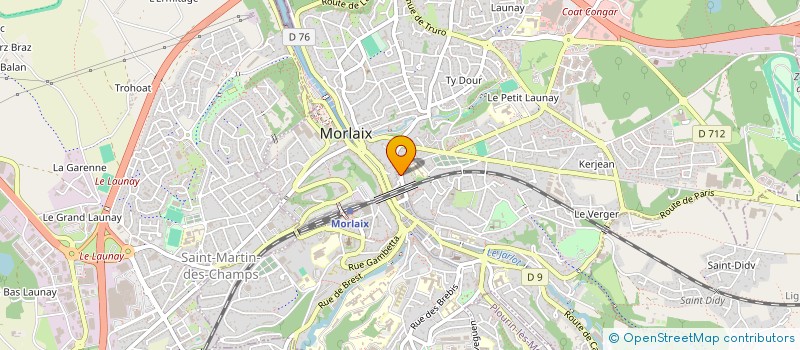 localisation de l'entreprise FMLG FINANCES à MORLAIX