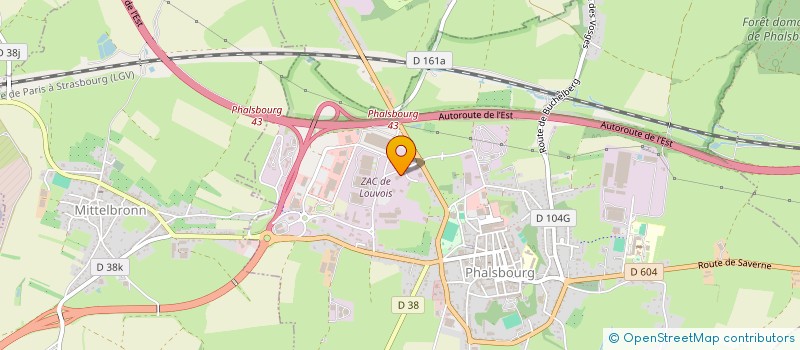 localisation de l'entreprise FMLOG2  PHALSBOURG