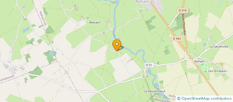 localisation de l'entreprise FMLS à NOHANT-VIC