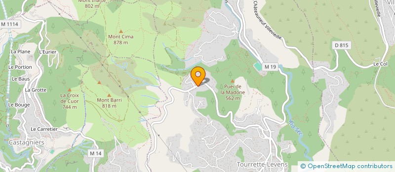 localisation de l'entreprise FMM  TOURRETTE-LEVENS