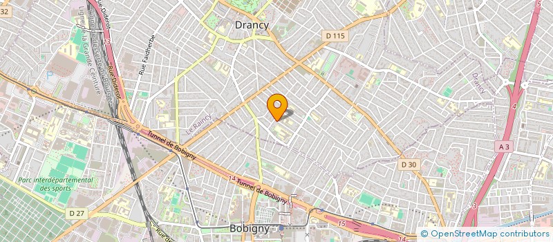 localisation de l'entreprise FMM à DRANCY