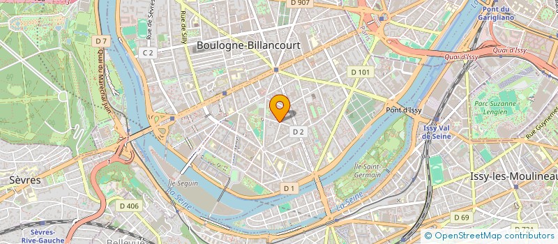localisation de l'entreprise FMM7 à BOULOGNE-BILLANCOURT