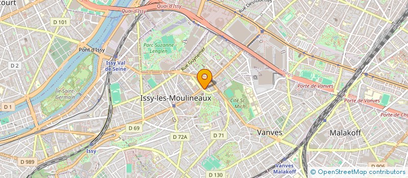 localisation de l'entreprise FMN à ISSY-LES-MOULINEAUX