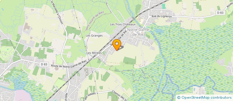localisation de l'entreprise FMNA à NOTRE-DAME-DE-RIEZ