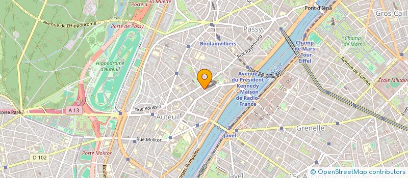 localisation de l'entreprise FMNS  PARIS