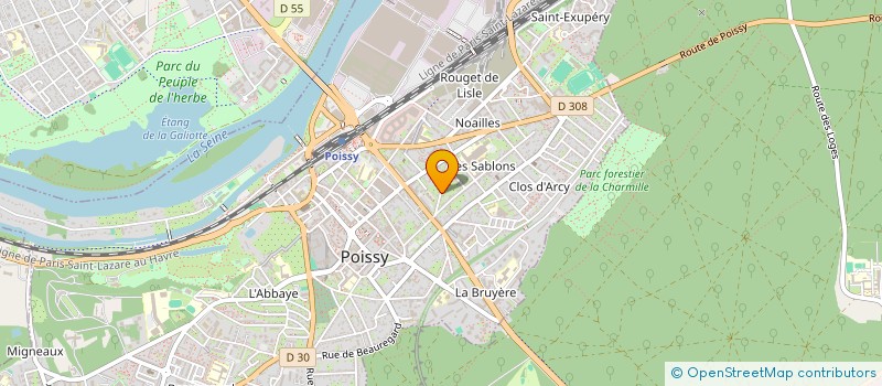 localisation de l'entreprise FMO CONSULTING  POISSY