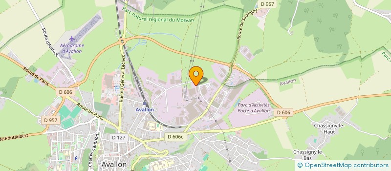 localisation de l'entreprise FMO IMPEX à AVALLON