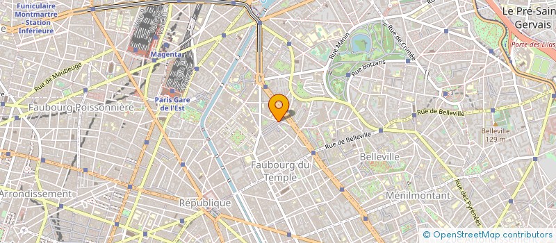 localisation de l'entreprise FMP à PARIS