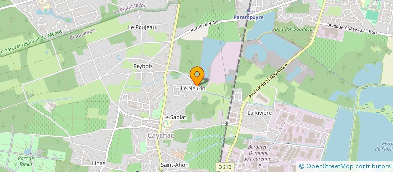 localisation de l'entreprise FMP à BLANQUEFORT
