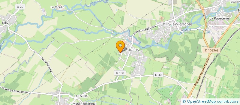 localisation de l'entreprise FMP  FREBUANS