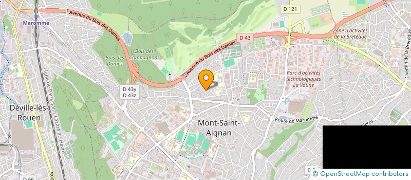 localisation de l'entreprise FMP ASSOCIES  MONT-SAINT-AIGNAN