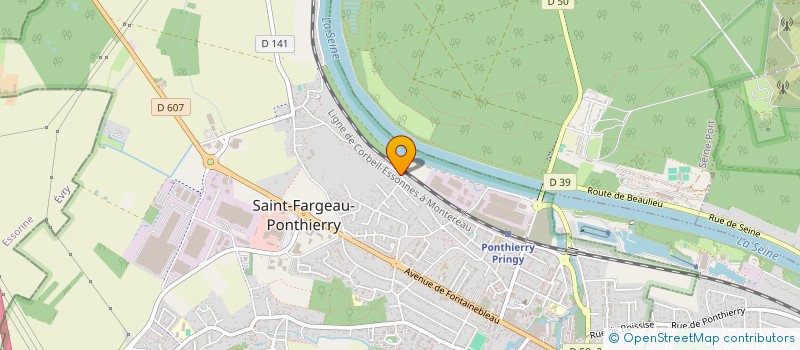 localisation de l'entreprise FMP IMMOBILIER  SAINT FARGEAU PONTHIERRY