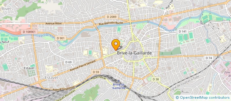 localisation de l'entreprise FMP LAJUGIE  BRIVE-LA-GAILLARDE