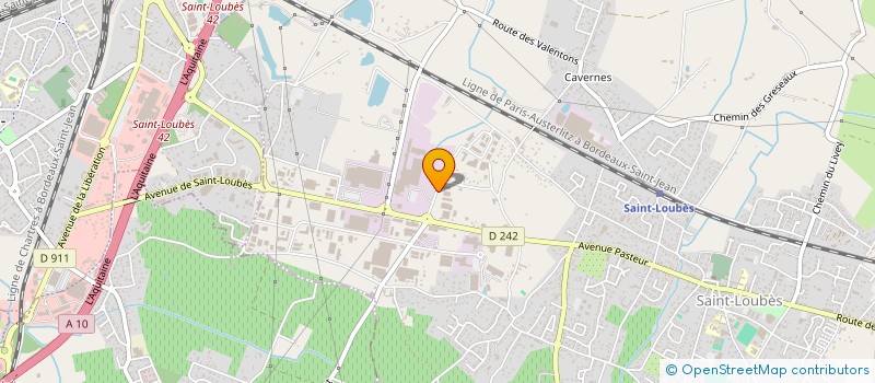 localisation de l'entreprise FMPB AQUITAINE à SAINT-LOUBES