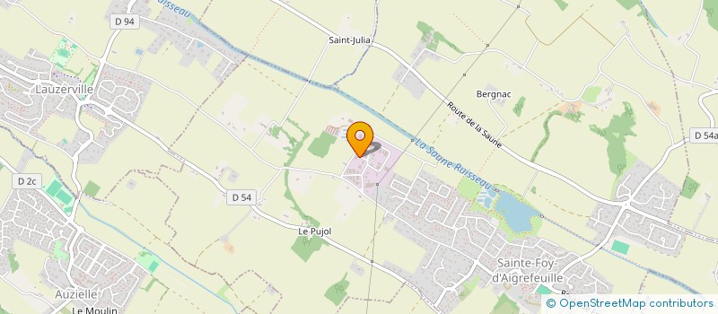 localisation de l'entreprise FMPP IMMO  SAINTE-FOY-D'AIGREFEUILLE