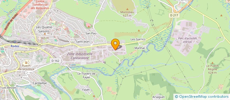 localisation de l'entreprise FMPS  ONET-LE-CHATEAU