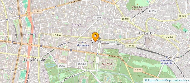 localisation de l'entreprise FMPS-I GORON  VINCENNES