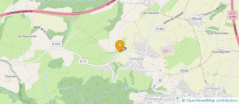 localisation de l'entreprise FMR  TEILHEDE