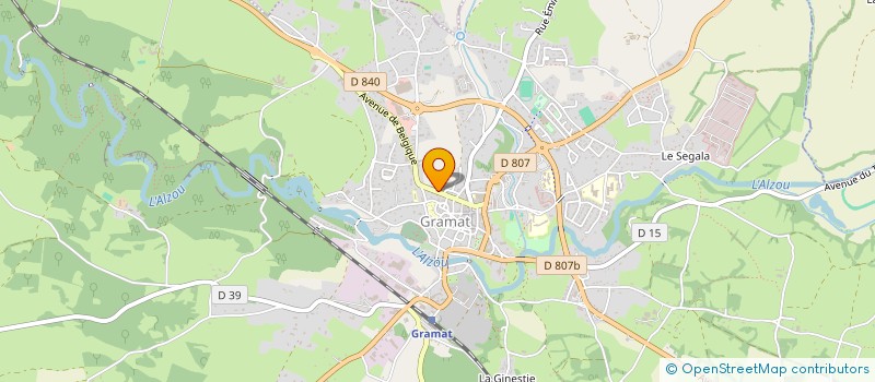 localisation de l'entreprise FMR  GRAMAT