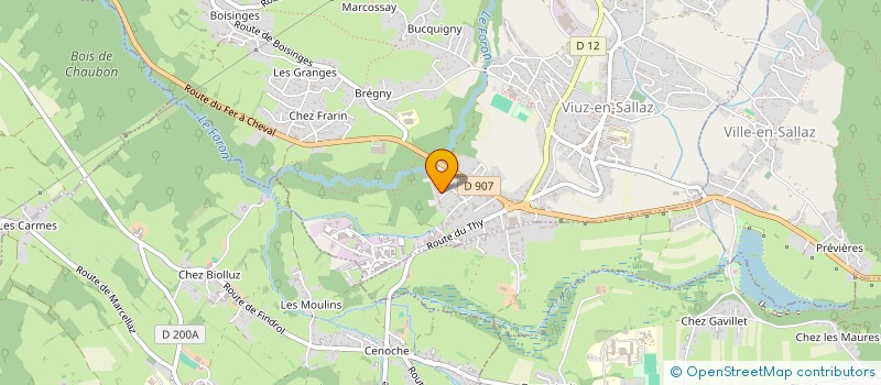 localisation de l'entreprise FMR  VIUZ-EN-SALLAZ