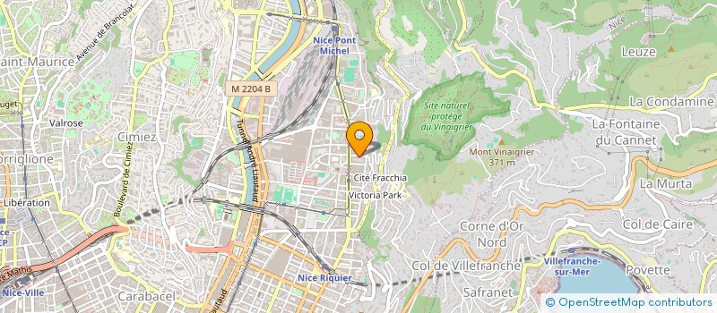 localisation de l'entreprise FMR BATIMENT à NICE