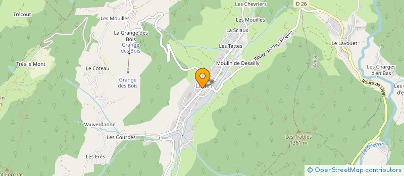 localisation de l'entreprise FMR DISTRI à LULLIN