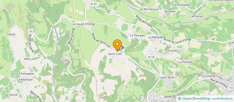 localisation de l'entreprise FMR EVENTS  VILLE-SUR-JARNIOUX